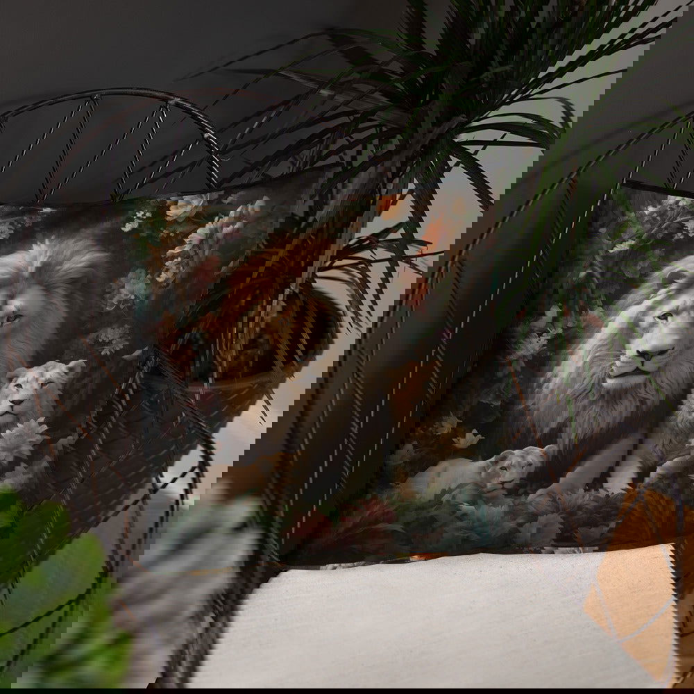 Lion Basic Pillow - ShopEbonyMonique