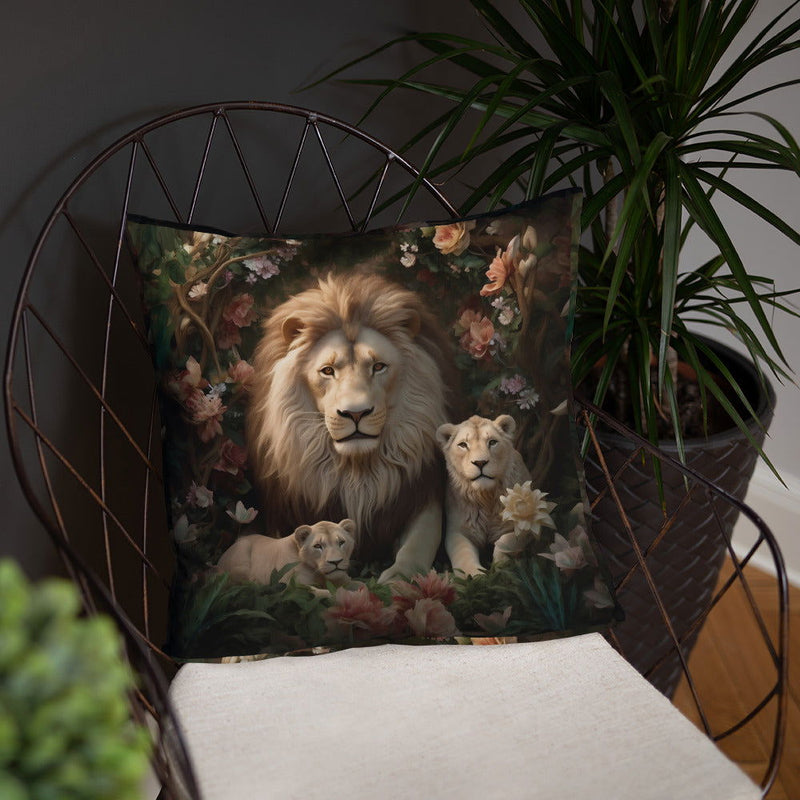 Lion Basic Pillow - ShopEbonyMonique