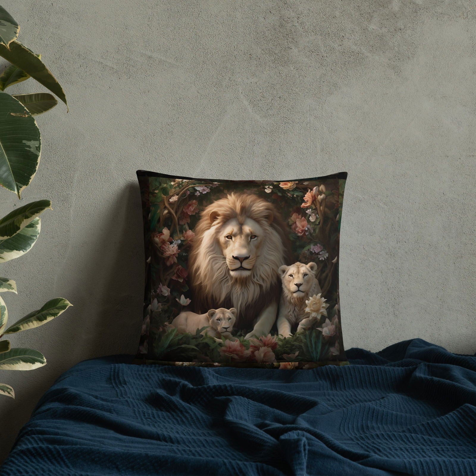 Lion Basic Pillow - ShopEbonyMonique