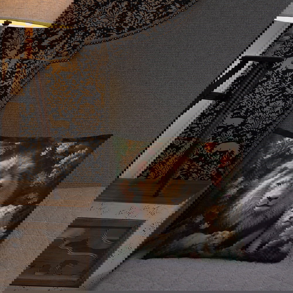 Lion Basic Pillow - ShopEbonyMonique