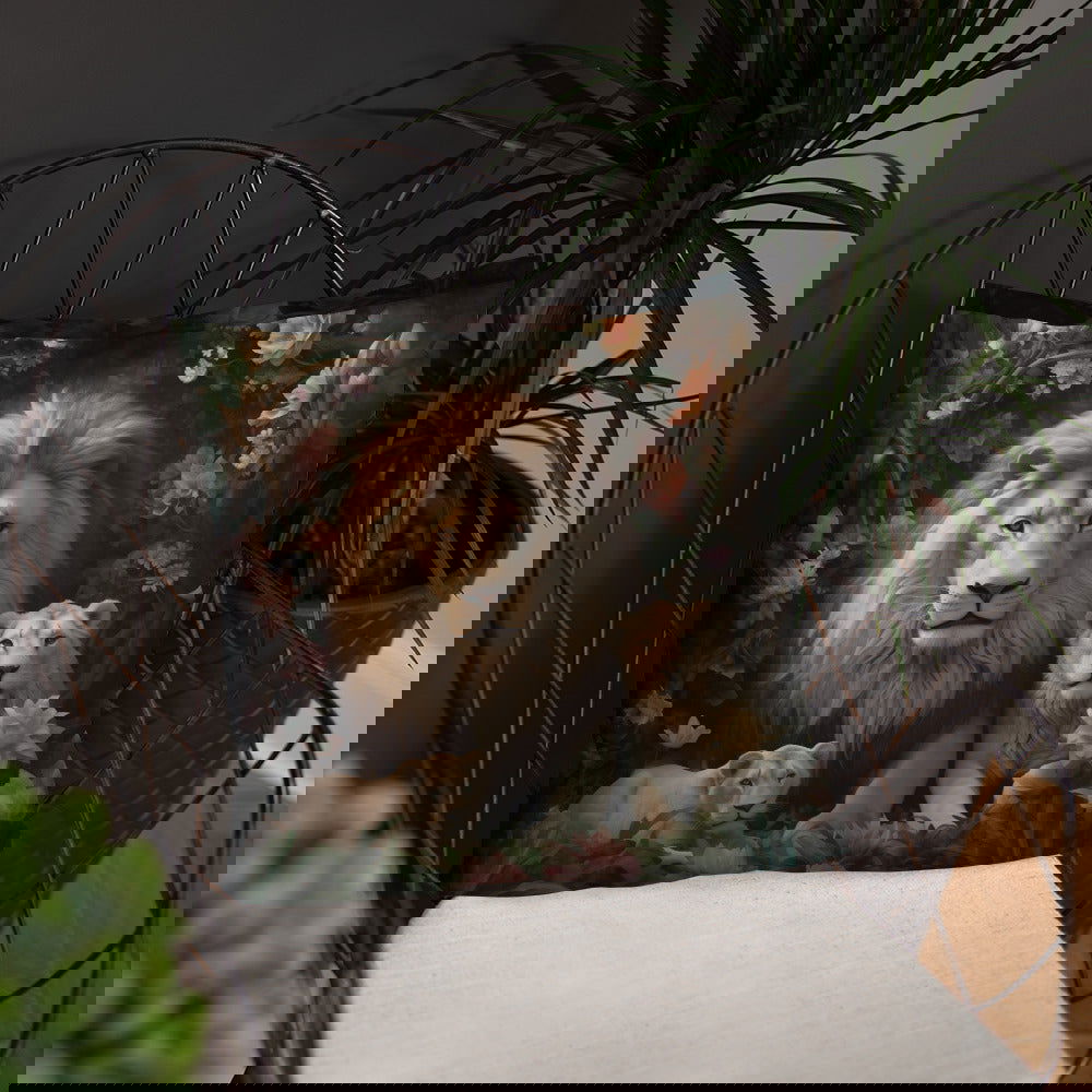 Lion Basic Pillow - ShopEbonyMonique