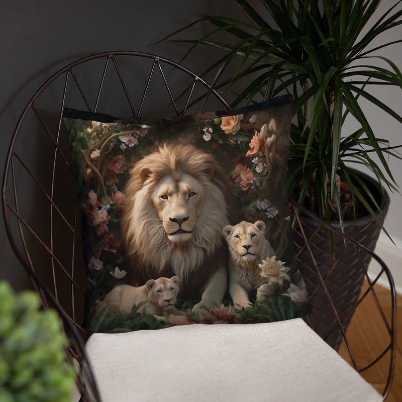Lion Basic Pillow - ShopEbonyMonique