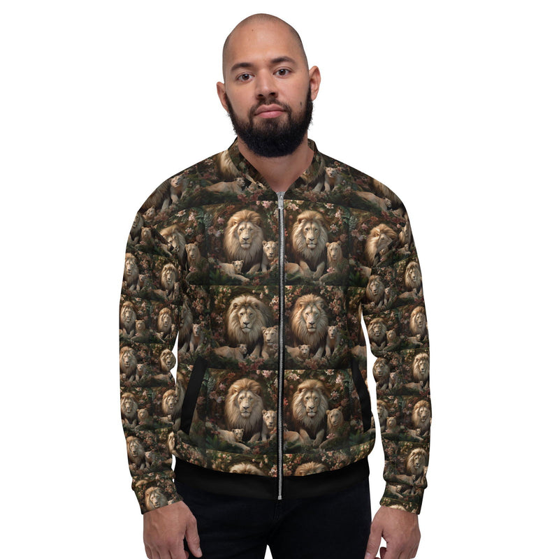 Lion Unisex Bomber Jacket - ShopEbonyMonique