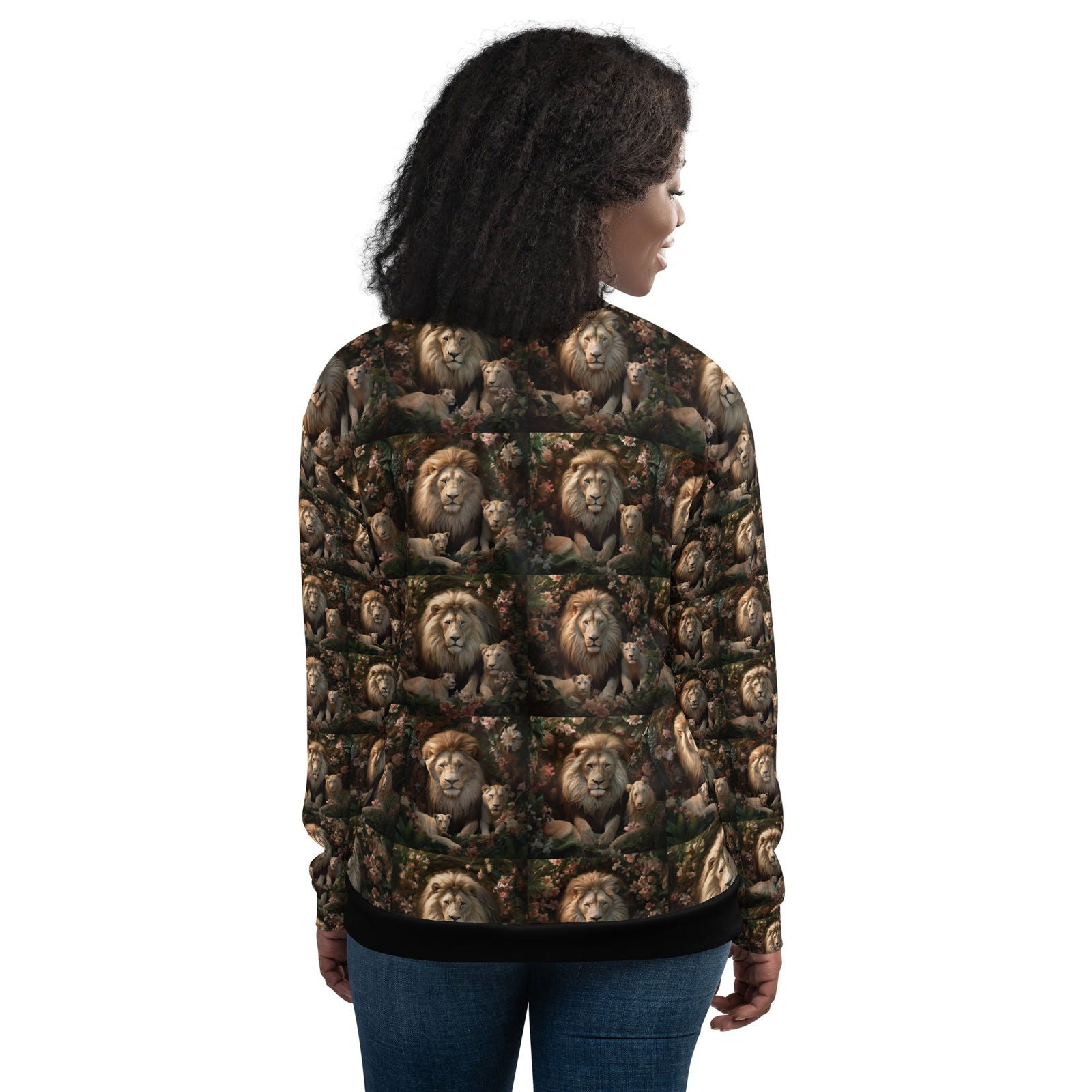 Lion Unisex Bomber Jacket - ShopEbonyMonique