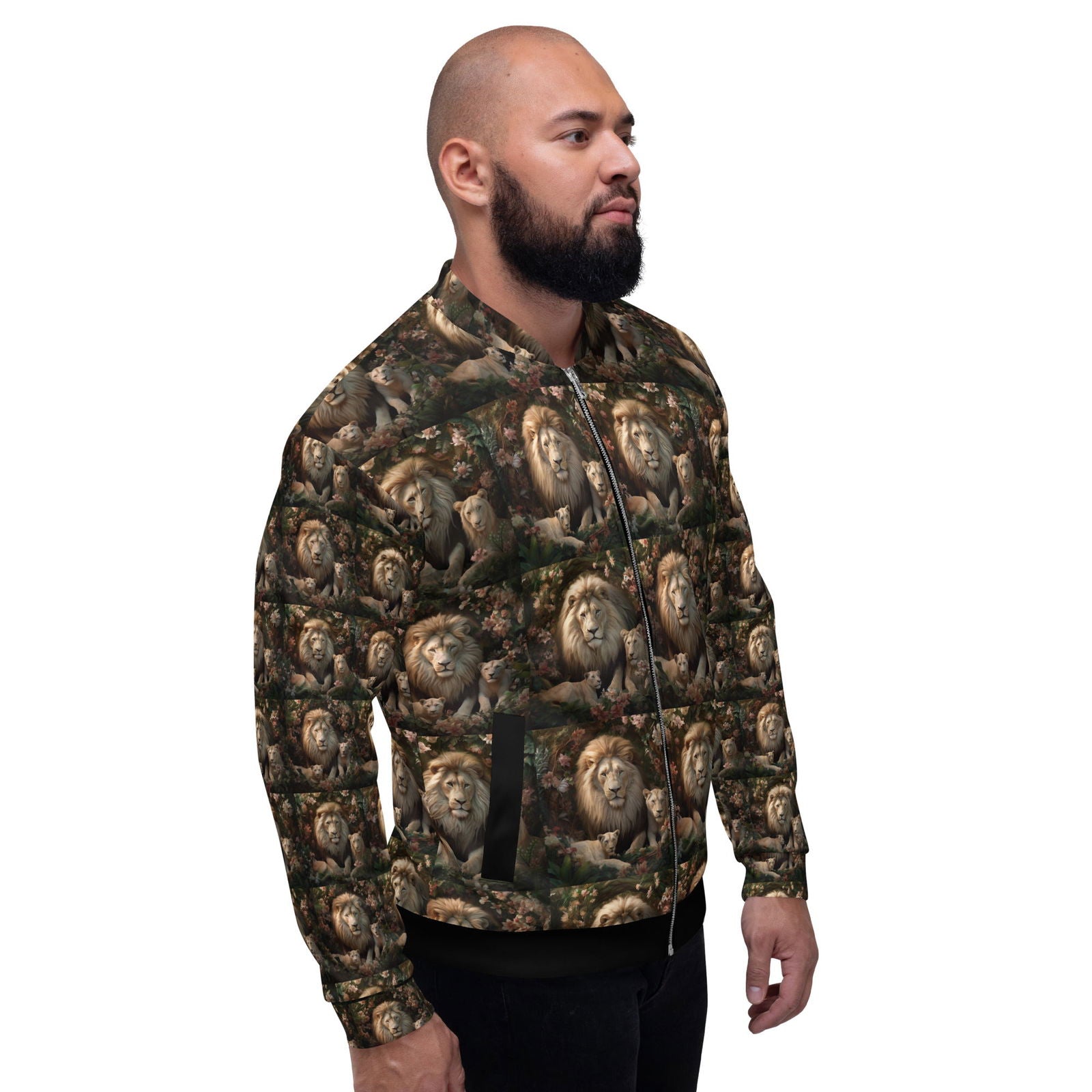 Lion Unisex Bomber Jacket - ShopEbonyMonique