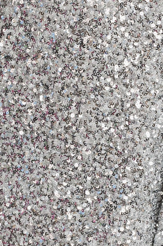 Long Sleeve Sequin Mini Dress - ShopEbonyMonique