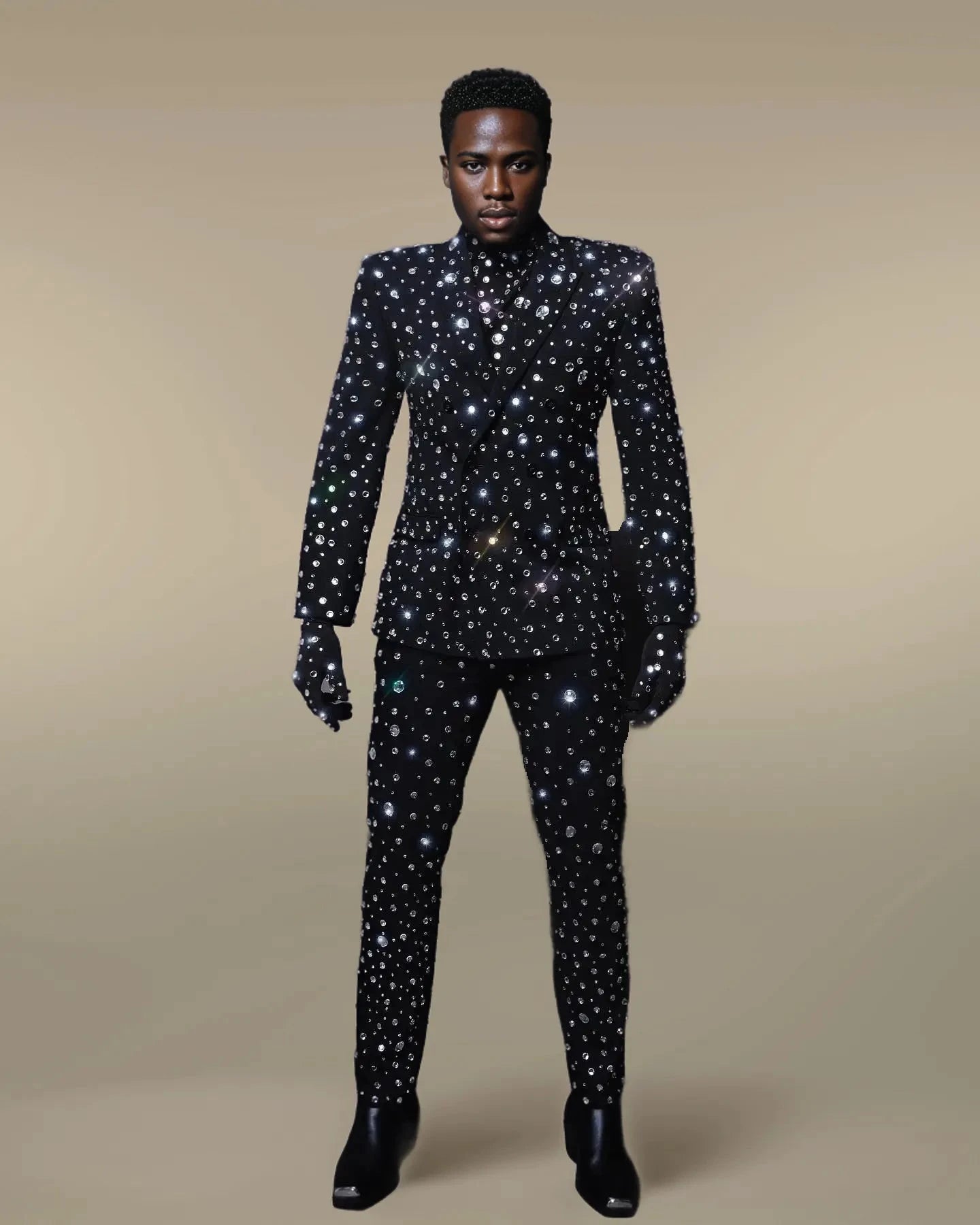 Luxury Crystal Men Pant Suit - ShopEbonyMonique