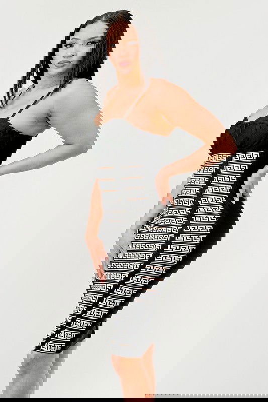 Maze Enigma Bodycon Dress - ShopEbonyMonique