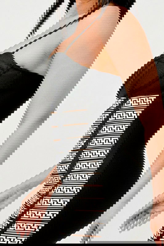 Maze Enigma Bodycon Dress - ShopEbonyMonique