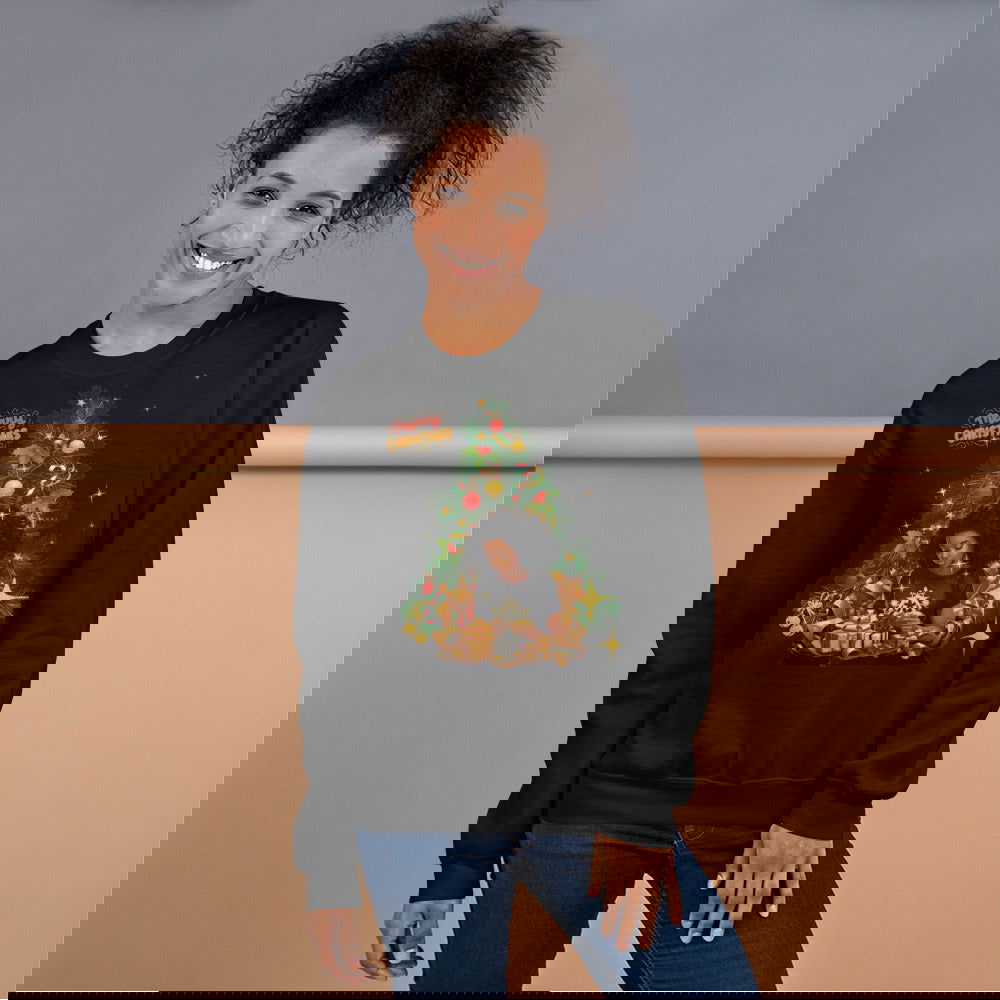 Merry Christmas Lady Sweatshirt - ShopEbonyMonique