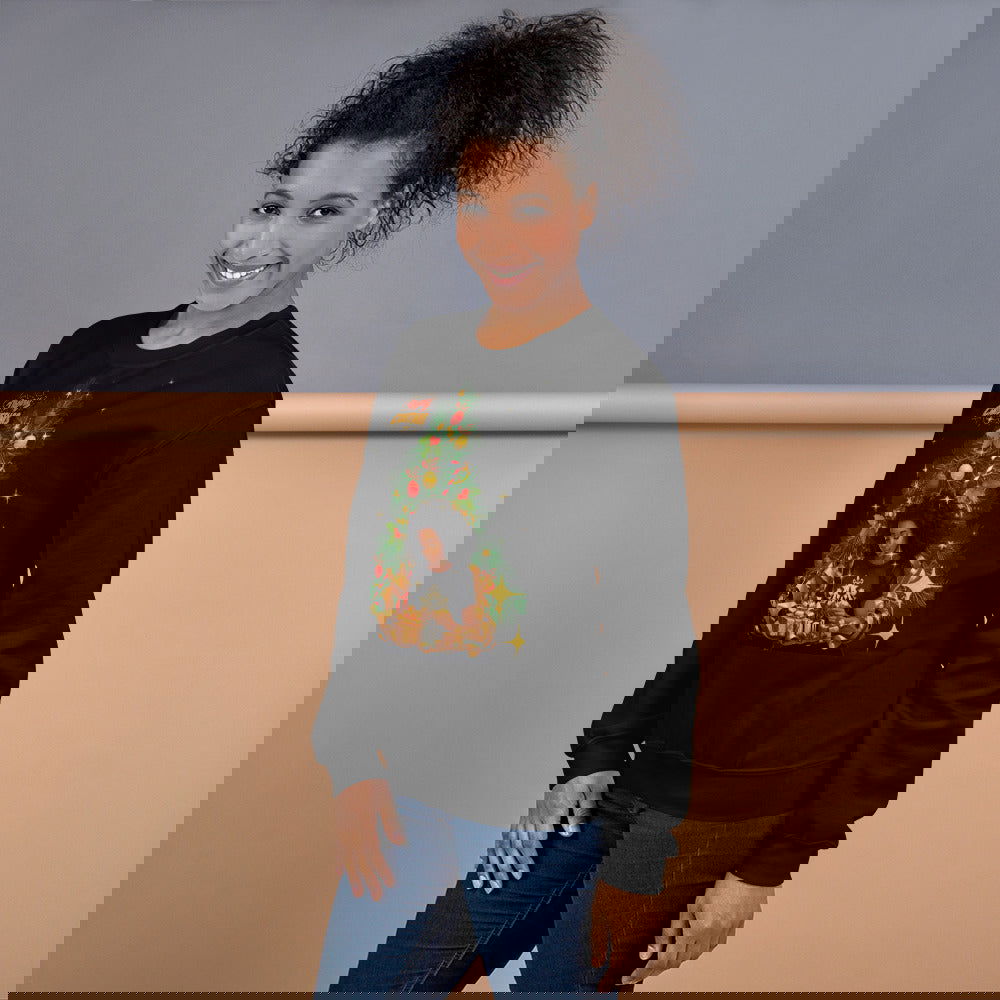 Merry Christmas Lady Sweatshirt - ShopEbonyMonique