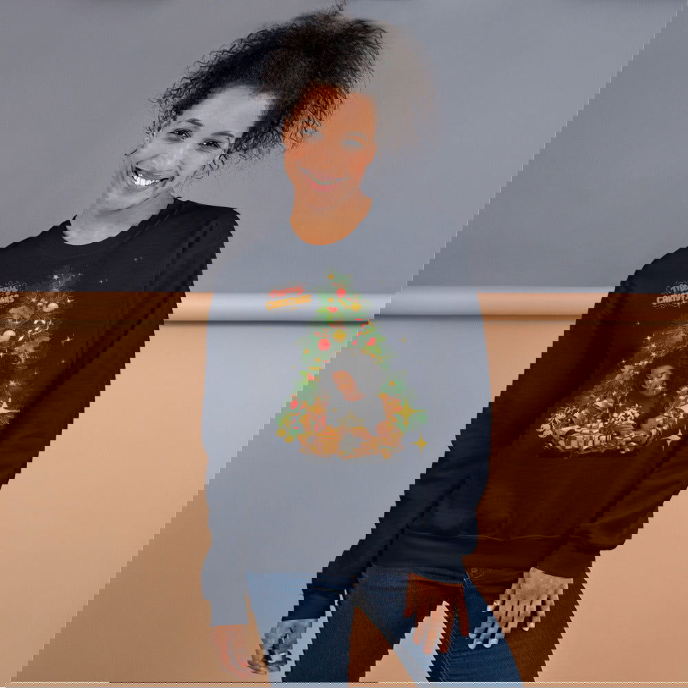 Merry Christmas Lady Sweatshirt - ShopEbonyMonique