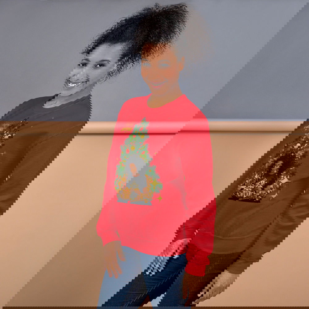 Merry Christmas Lady Sweatshirt - ShopEbonyMonique