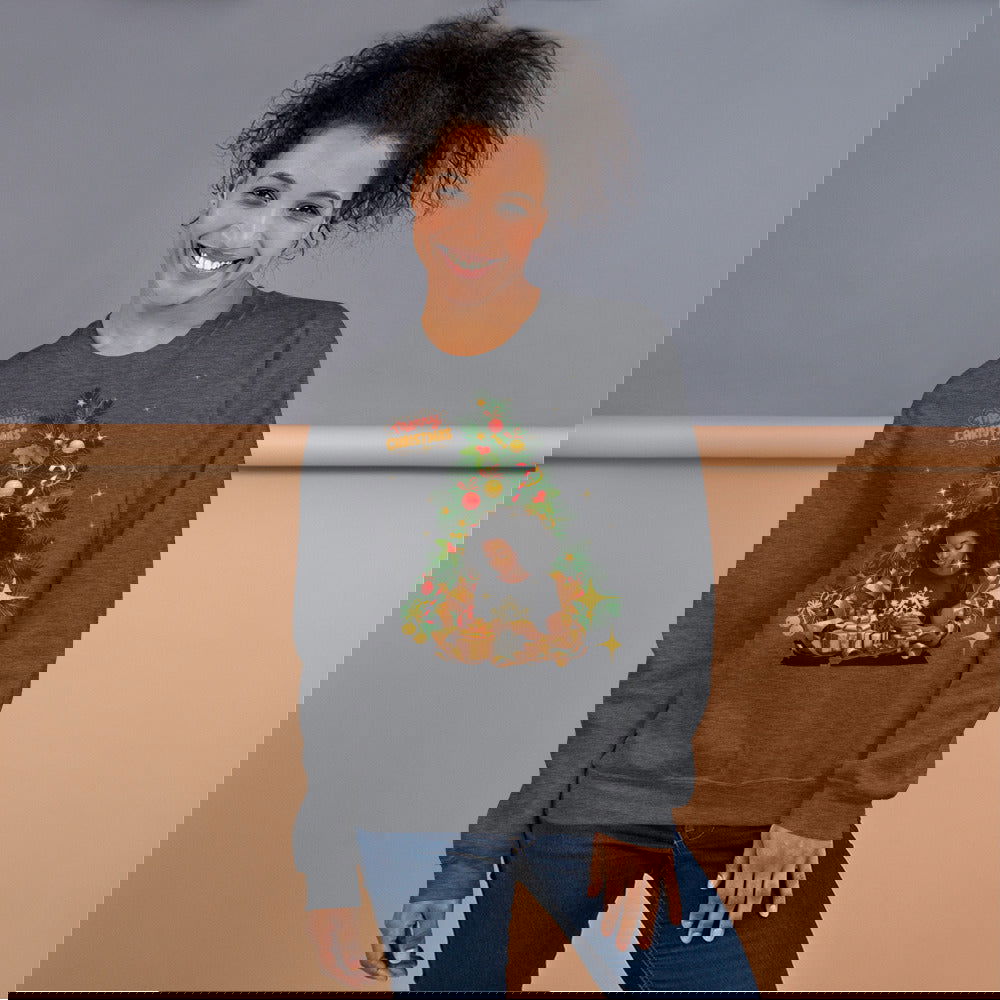 Merry Christmas Lady Sweatshirt - ShopEbonyMonique