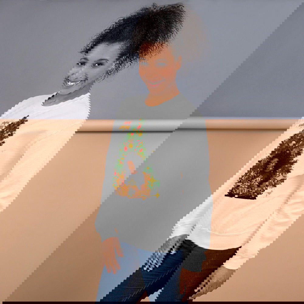 Merry Christmas Lady Sweatshirt - ShopEbonyMonique