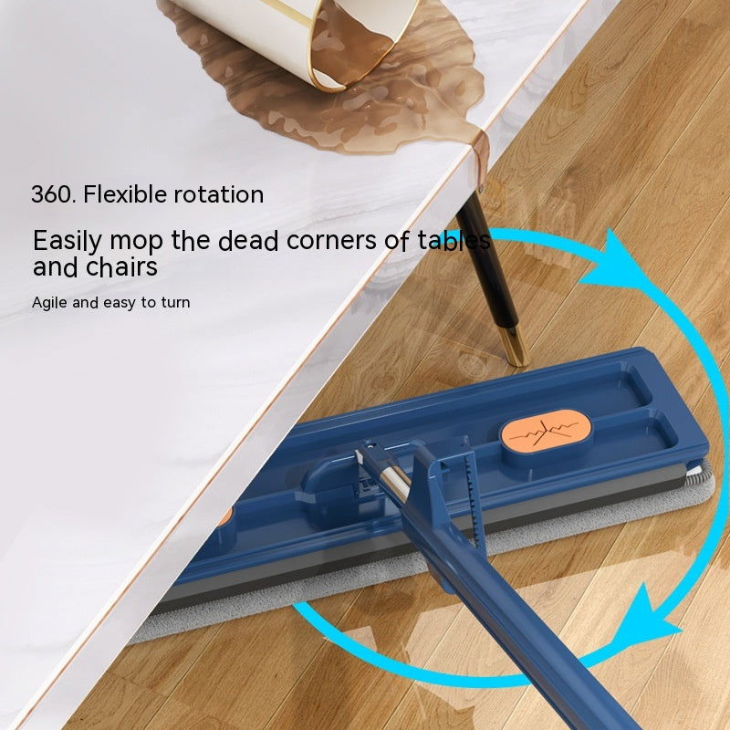 New Style Large Flat Mop 360 Rotating Mop Suitable Various Types Flooring Strong Water Absorption For Home Cleaning Floors - ShopEbonyMonique