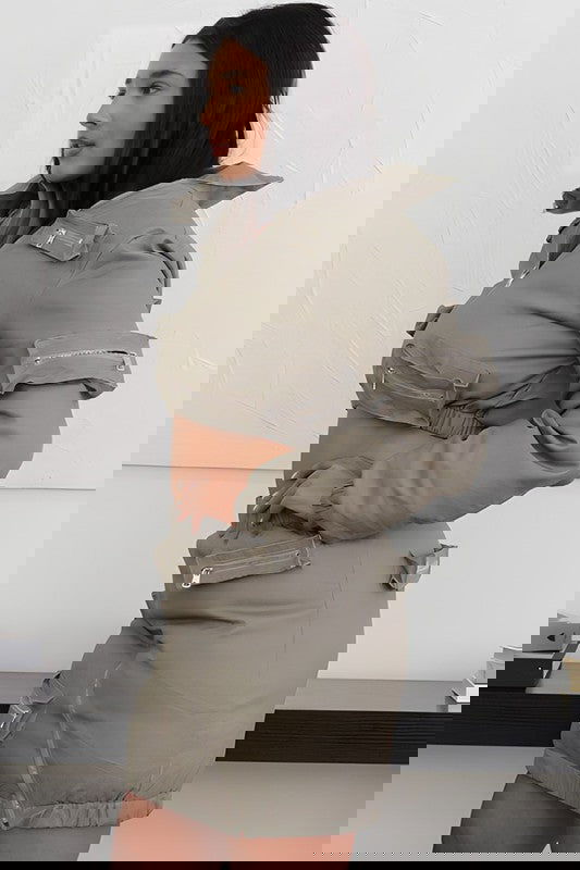 PUFFER JACKET AND SKIRT SET - ShopEbonyMonique