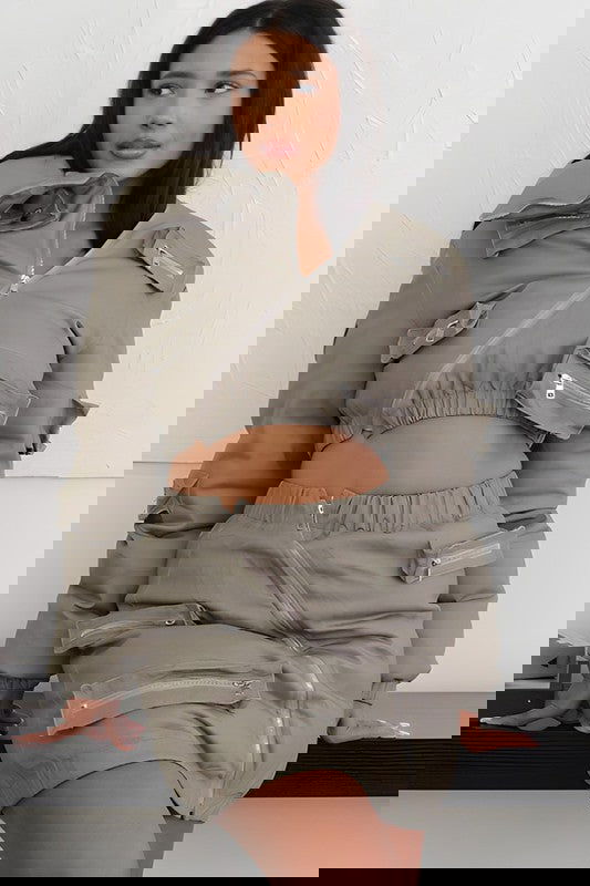 PUFFER JACKET AND SKIRT SET - ShopEbonyMonique