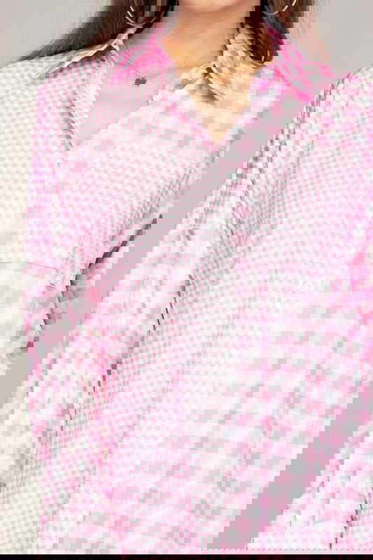 Plaid Pocket Top - ShopEbonyMonique