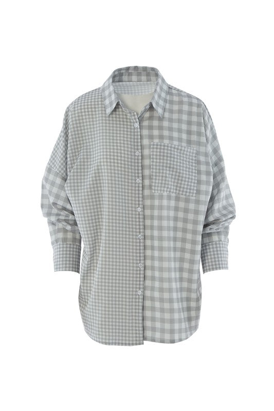 Plaid Pocket Top - ShopEbonyMonique