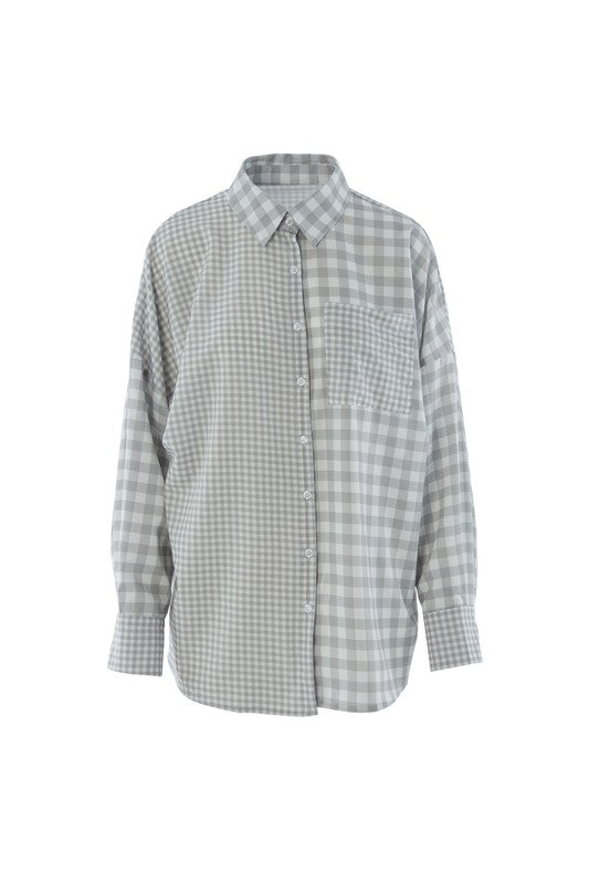 Plaid Pocket Top - ShopEbonyMonique