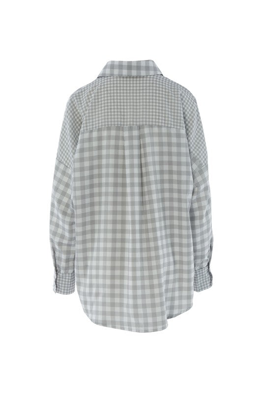 Plaid Pocket Top - ShopEbonyMonique