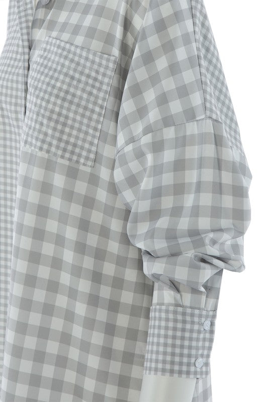 Plaid Pocket Top - ShopEbonyMonique