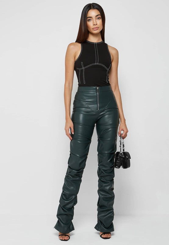 Plush PU Pants - ShopEbonyMonique