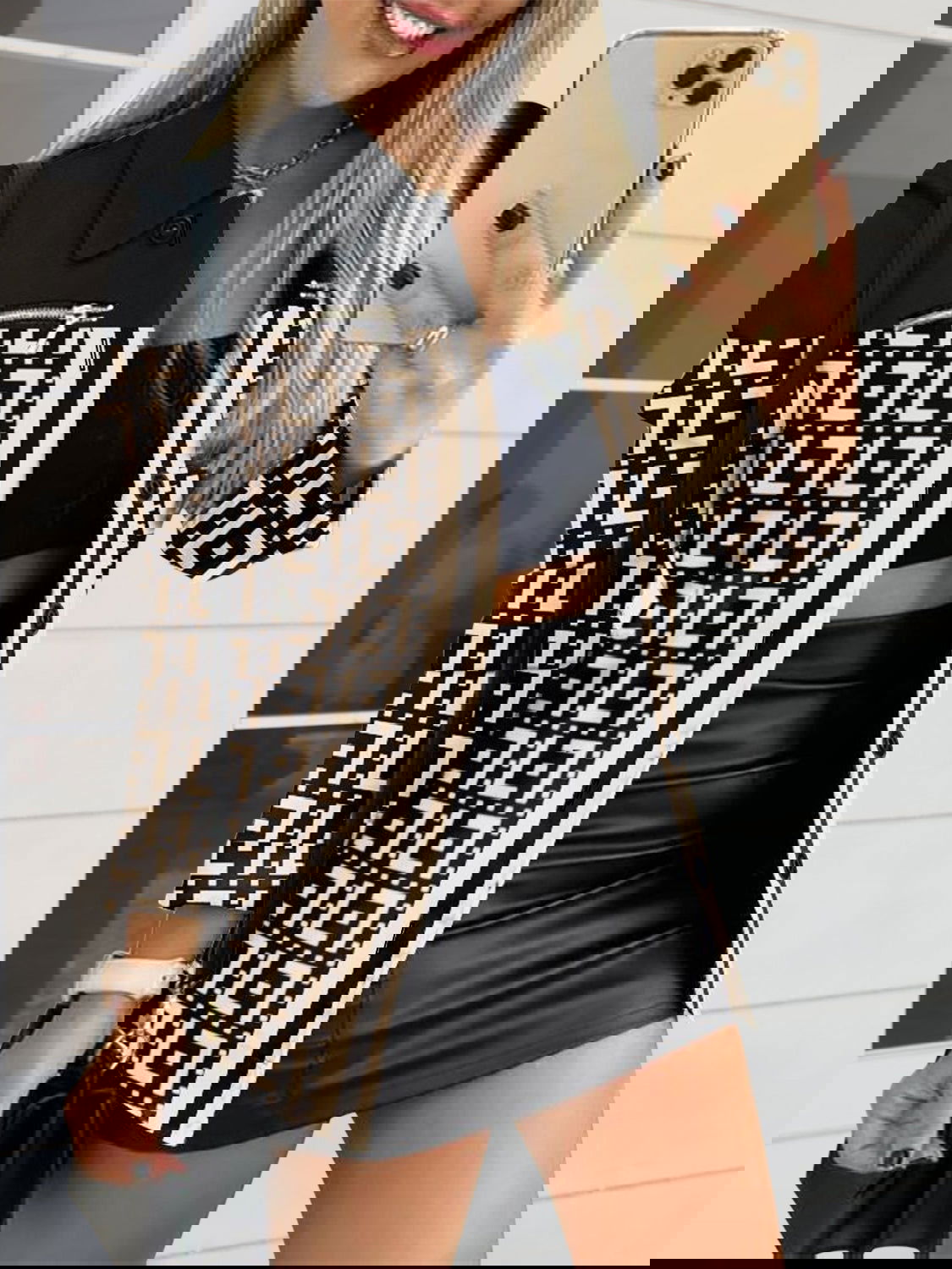 Printed Button Up Zip Detail Shacket - ShopEbonyMonique