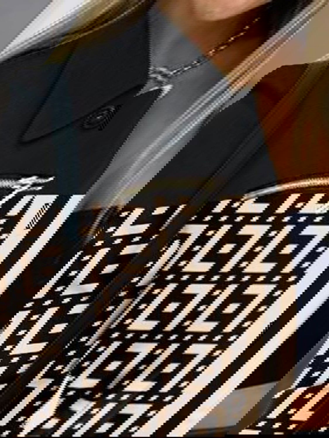 Printed Button Up Zip Detail Shacket - ShopEbonyMonique