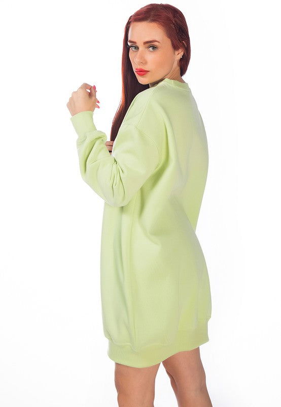 Printed Oversized Live-In Sweatshirt - ShopEbonyMonique