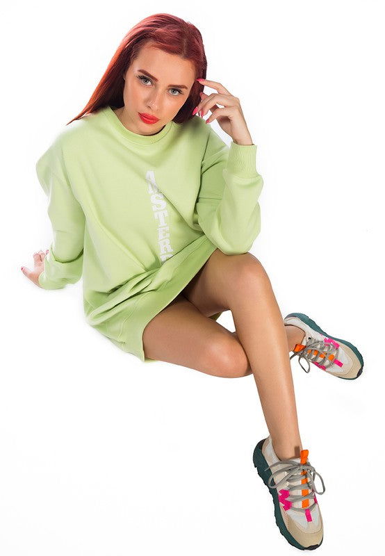 Printed Oversized Live-In Sweatshirt - ShopEbonyMonique