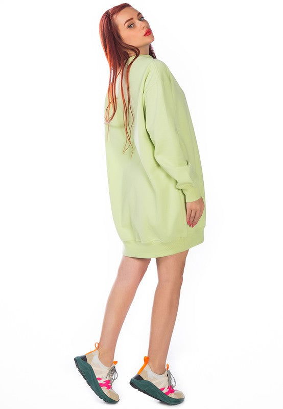 Printed Oversized Live-In Sweatshirt - ShopEbonyMonique