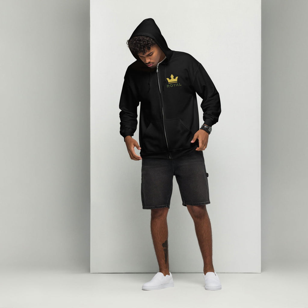 Royal Unisex heavy blend zip hoodie - ShopEbonyMonique