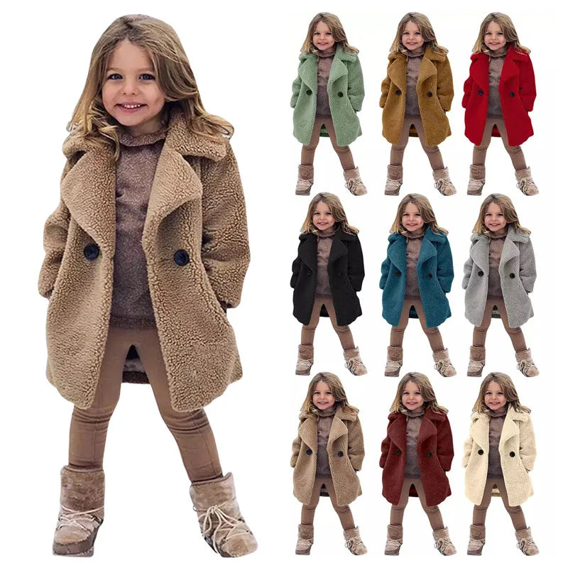 Ke'Mora Wool Jackets For Girls - ShopEbonyMonique