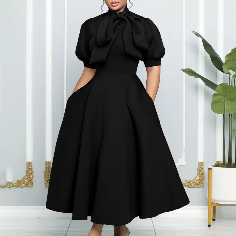 EM Bow Elegant Party Dresses - ShopEbonyMonique