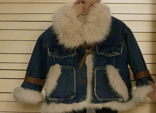 Ke'Mora Winter Season Girl Cowboy Coat - ShopEbonyMonique