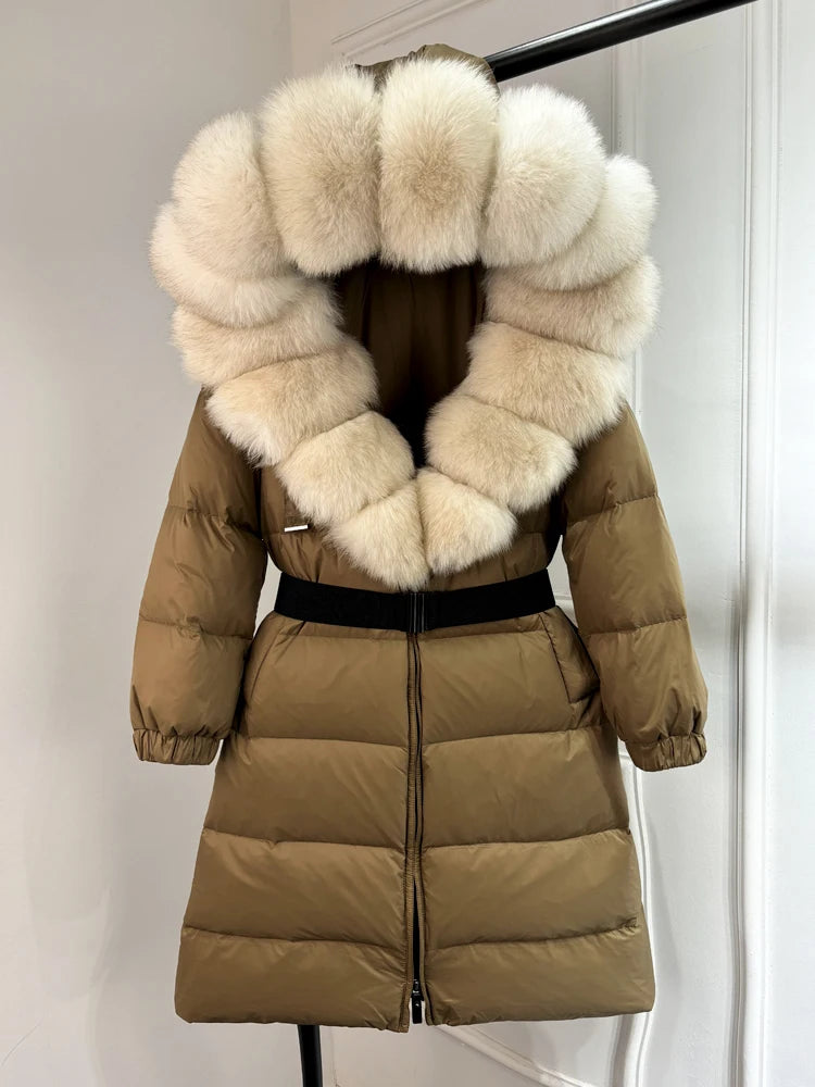 EM New Natural Thick Warm Down Coat - ShopEbonyMonique