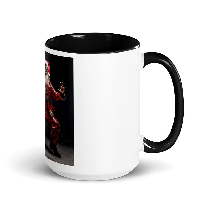 Santa Mug with Color Inside - ShopEbonyMonique