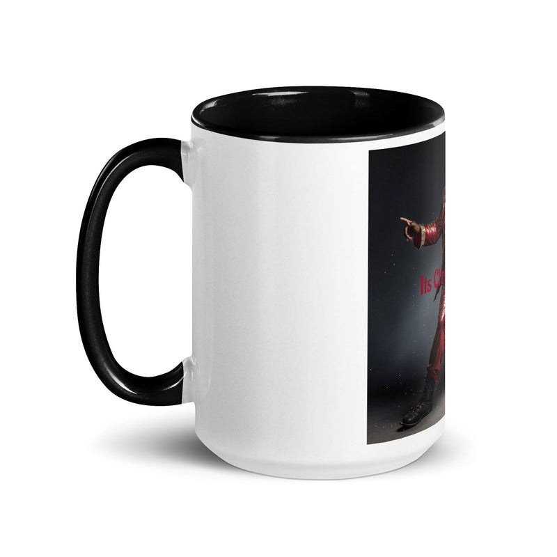Santa Mug with Color Inside - ShopEbonyMonique