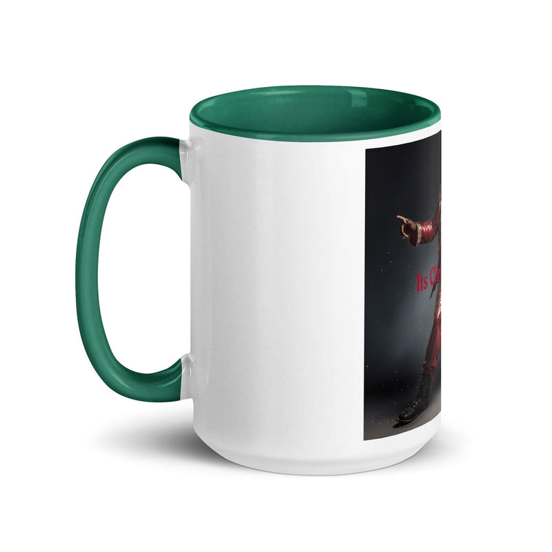 Santa Mug with Color Inside - ShopEbonyMonique