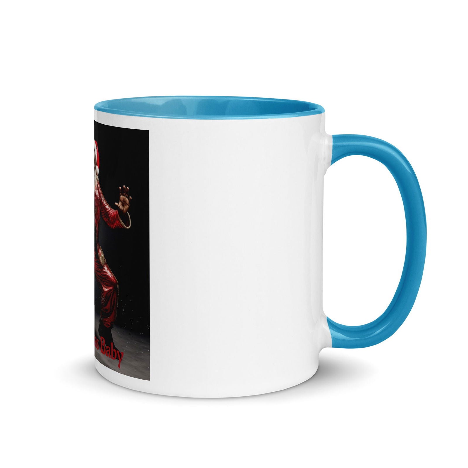 Santa Mug with Color Inside - ShopEbonyMonique