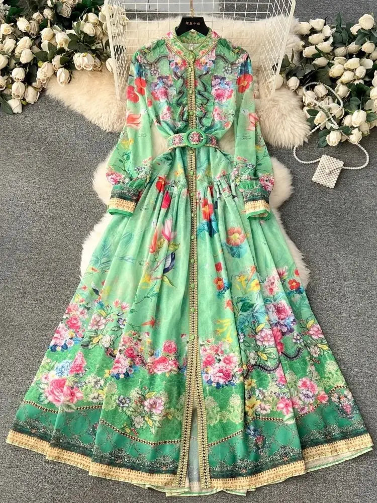 Bohemian Flower Chiffon Dresses - ShopEbonyMonique