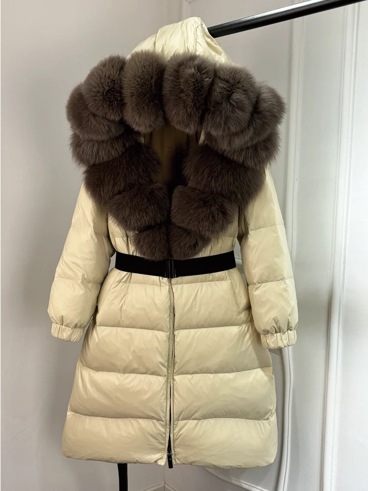 EM New Natural Thick Warm Down Coat - ShopEbonyMonique