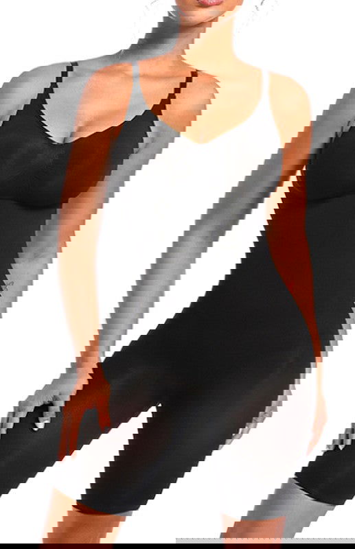 Seamless Sculpt Mid Thigh Bodysuit - ShopEbonyMonique