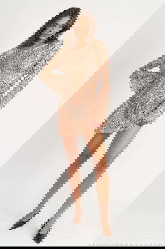 Sequins Bell Dress - ShopEbonyMonique