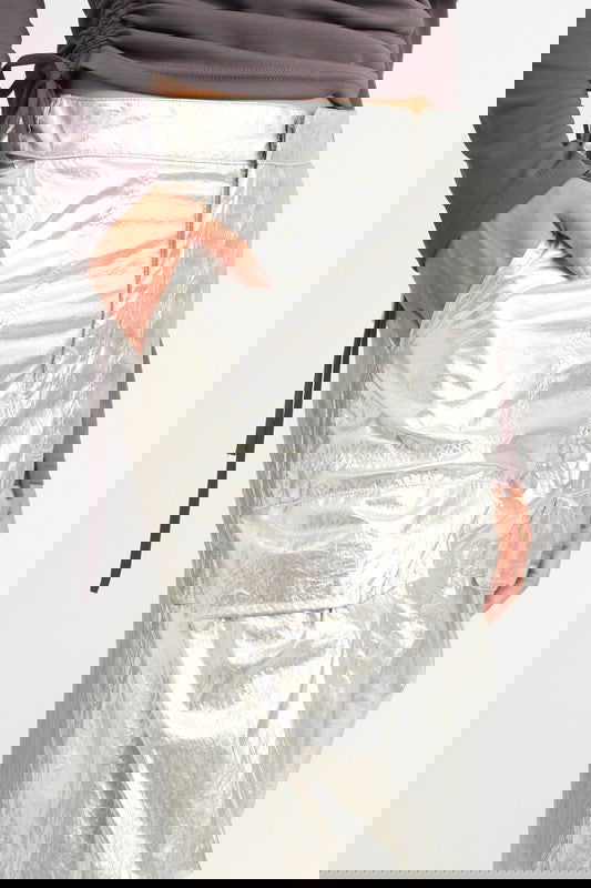 Silver Style Cargo Pants - ShopEbonyMonique