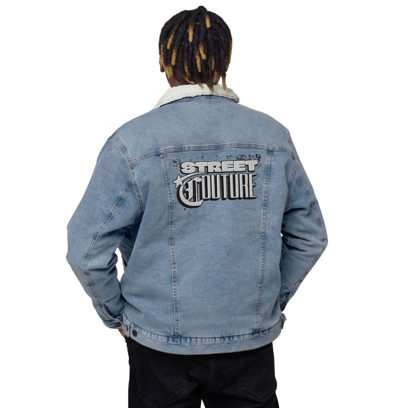 Street Culture Denim Sherpa Jacket - ShopEbonyMonique