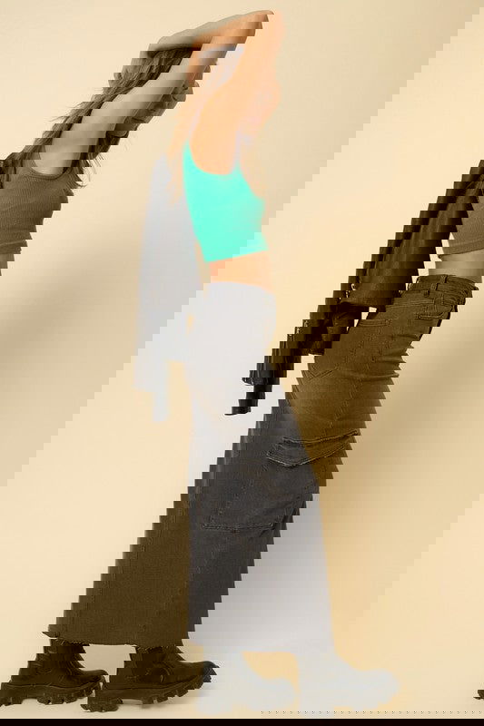 Super maxi cargo skirt - ShopEbonyMonique