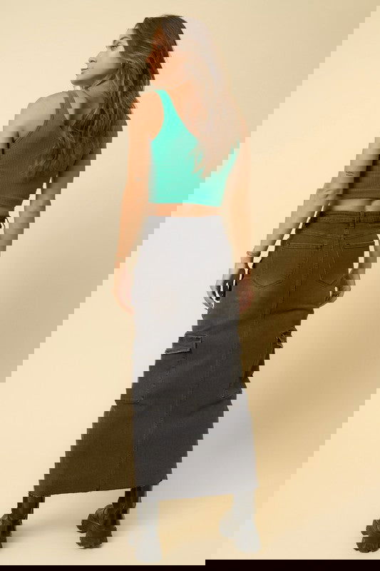 Super maxi cargo skirt - ShopEbonyMonique